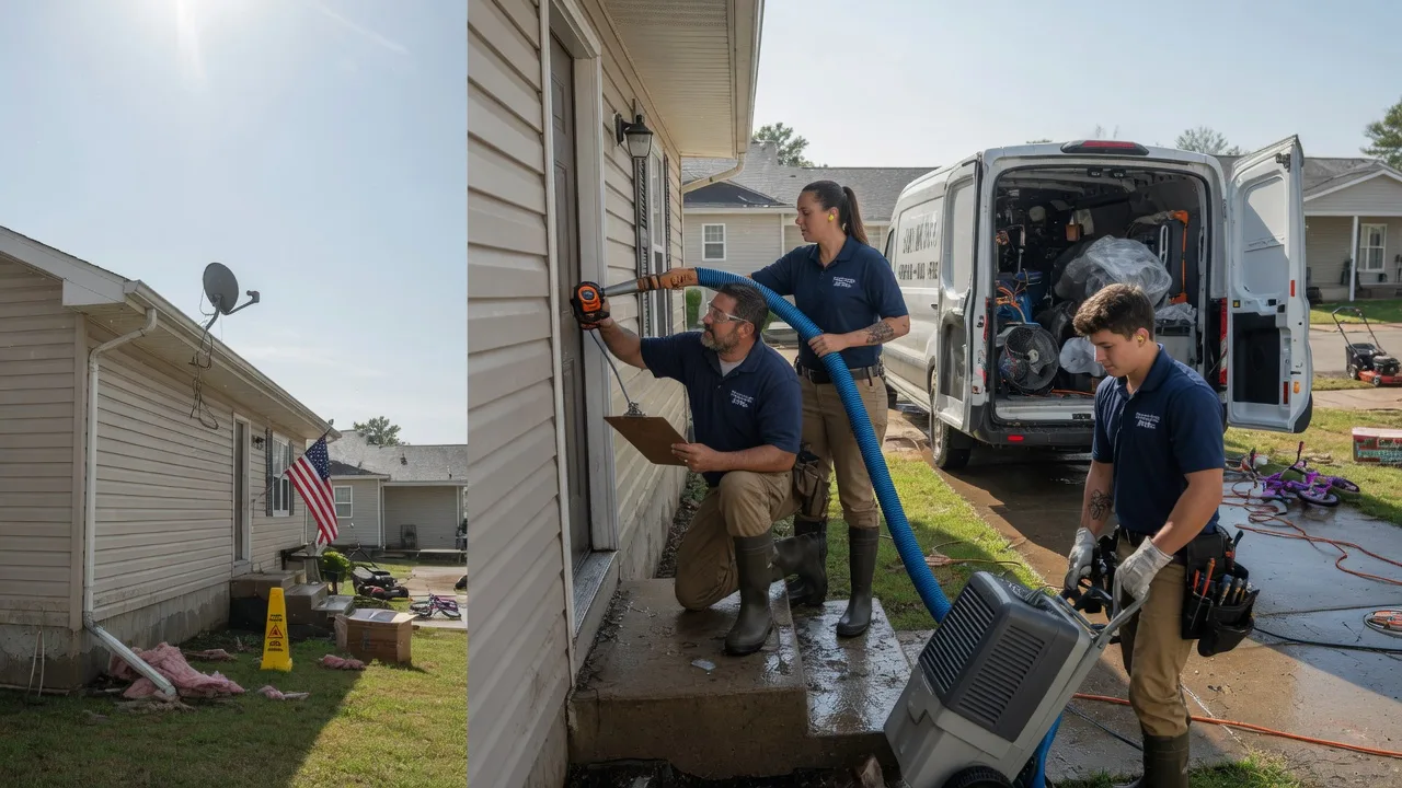 Ceiling Water Damage Restoration in Rushford, NY near me